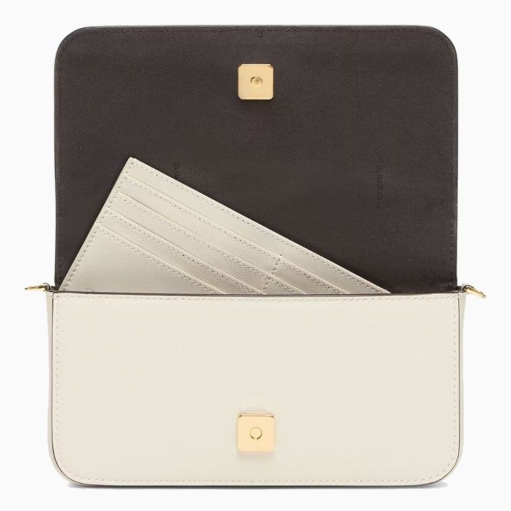 Fendi Milk White Fendigraphy Chain Wallet - Picture 2 of 2